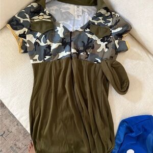 Spirit Halloween costume  Camouflage and Olive Apparel